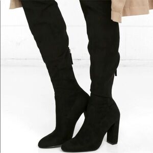 Black Over-the-Knee Boots